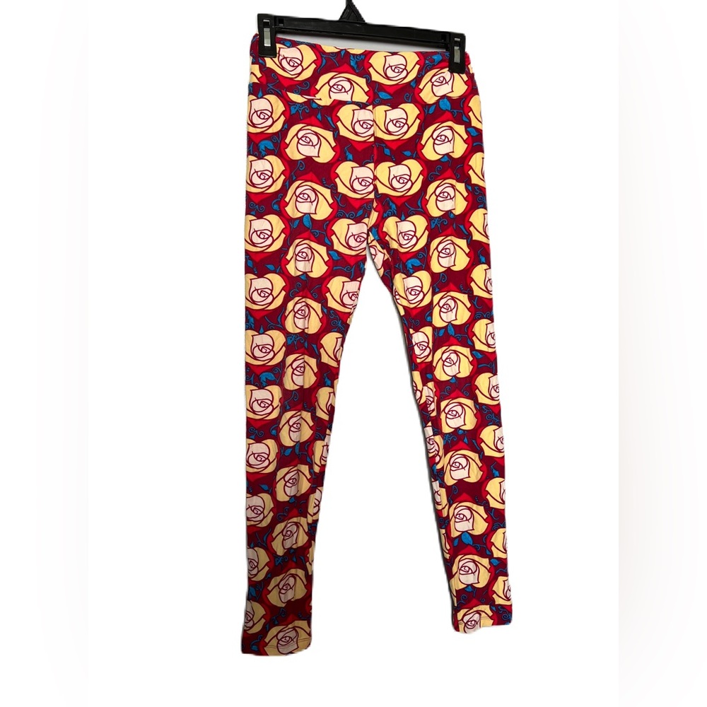 Lularoe One‎ Size leggings roses